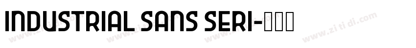 industrial sans seri字体转换